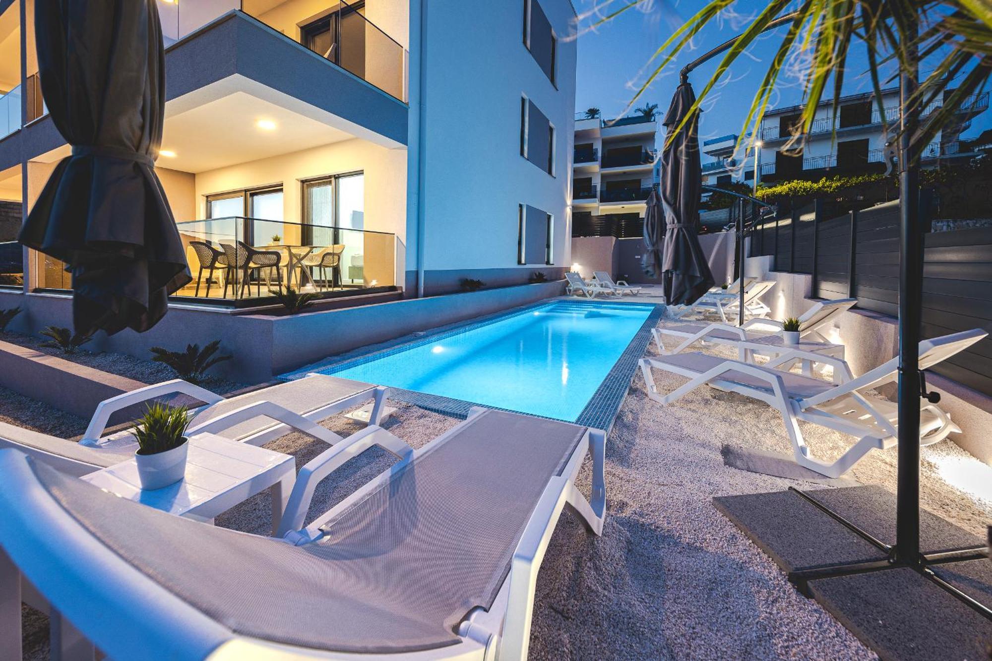 Adriatic Garden Apartments Okrug Gornji Exteriér fotografie