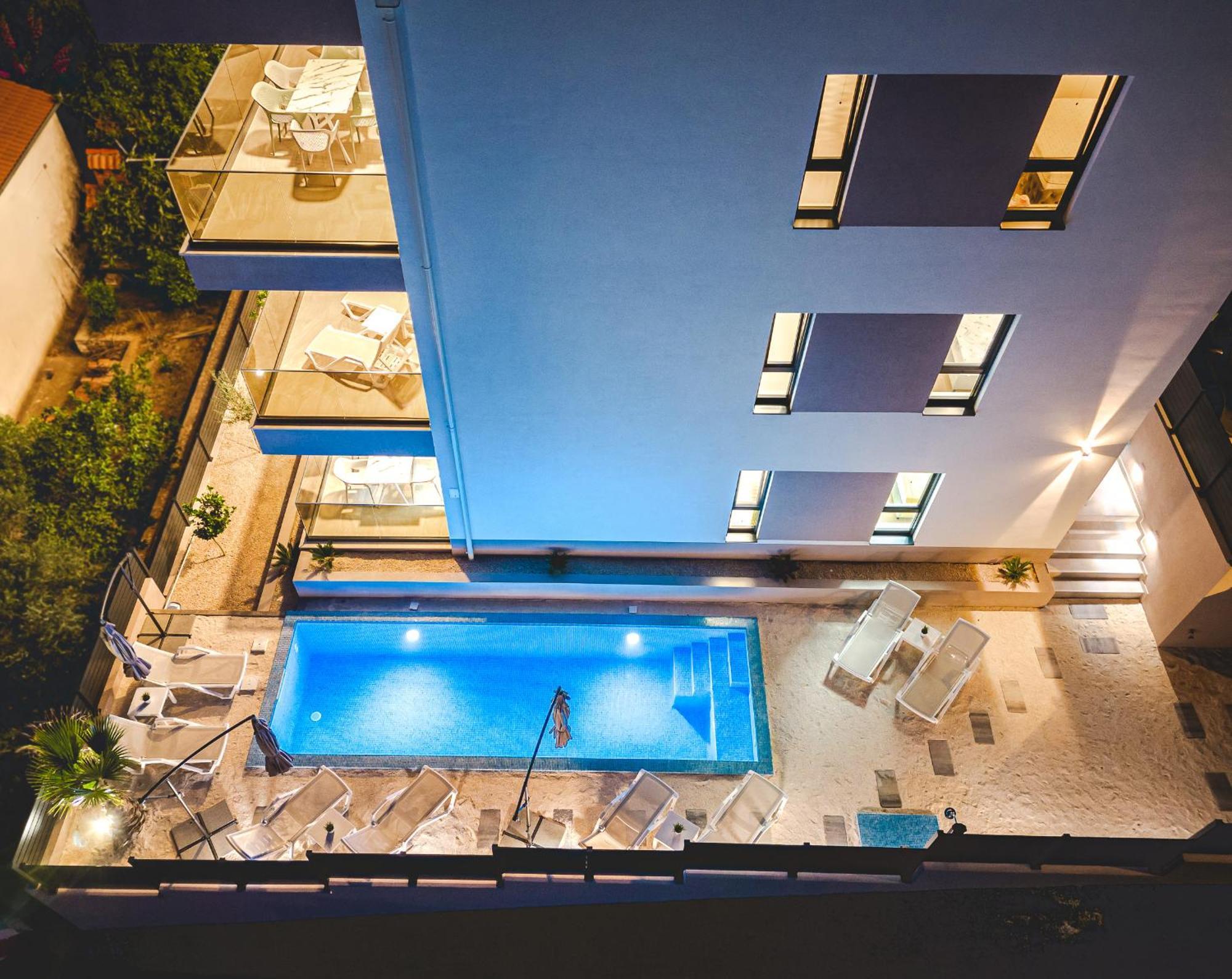 Adriatic Garden Apartments Okrug Gornji Exteriér fotografie
