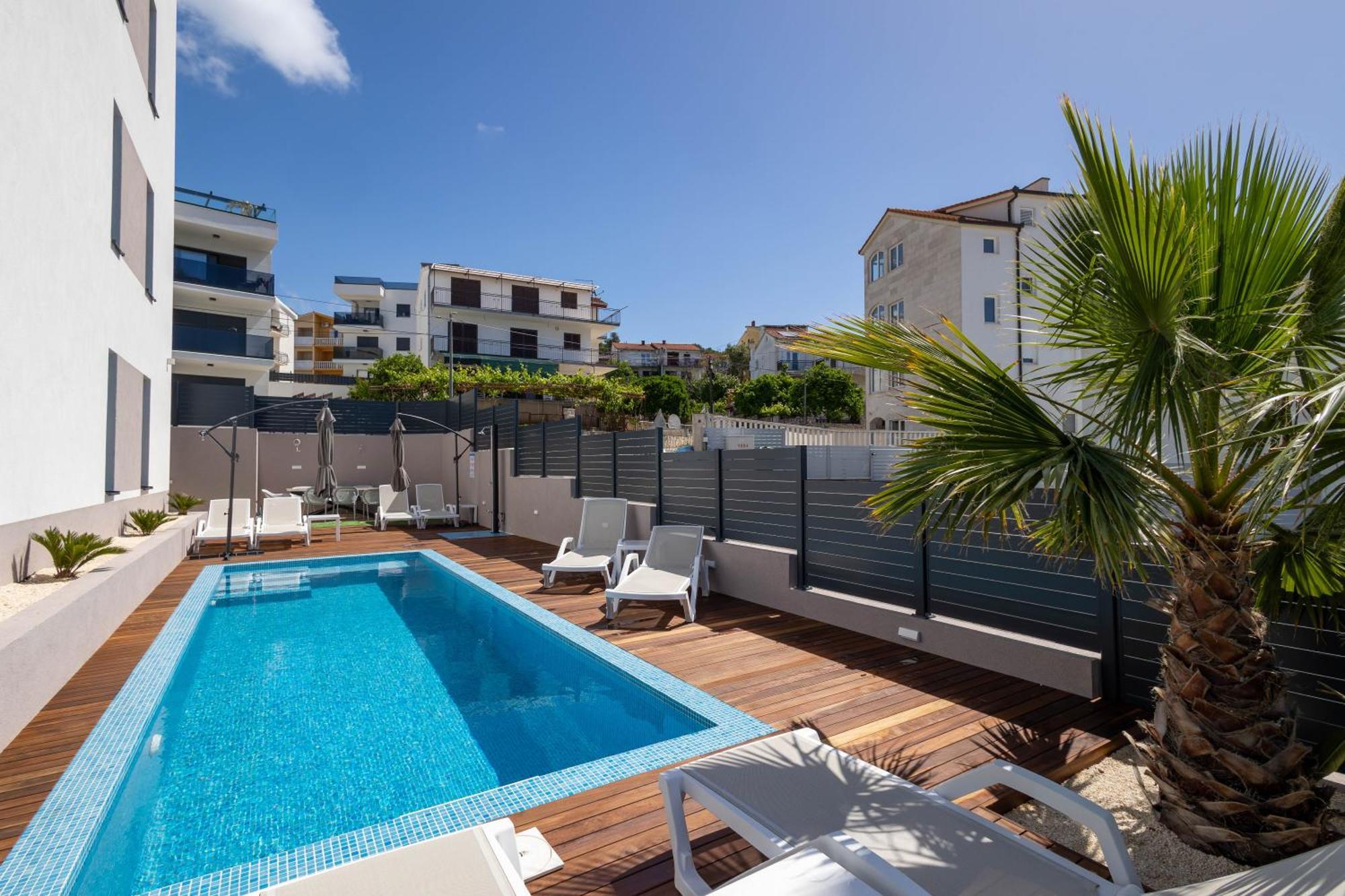 Adriatic Garden Apartments Okrug Gornji Exteriér fotografie