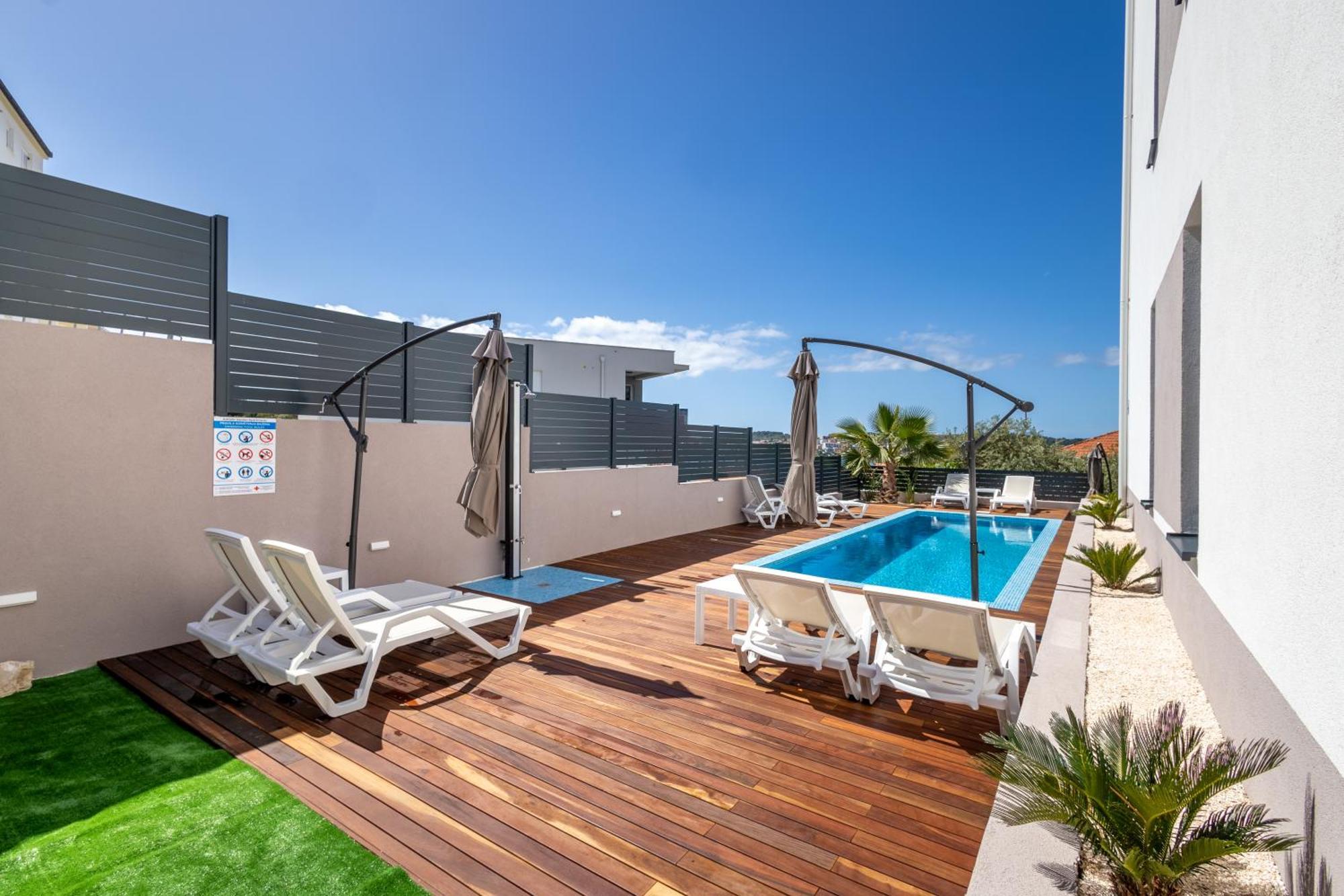 Adriatic Garden Apartments Okrug Gornji Exteriér fotografie